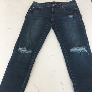 Just USA Size 26 Distressed, Mid-Rise Jeans